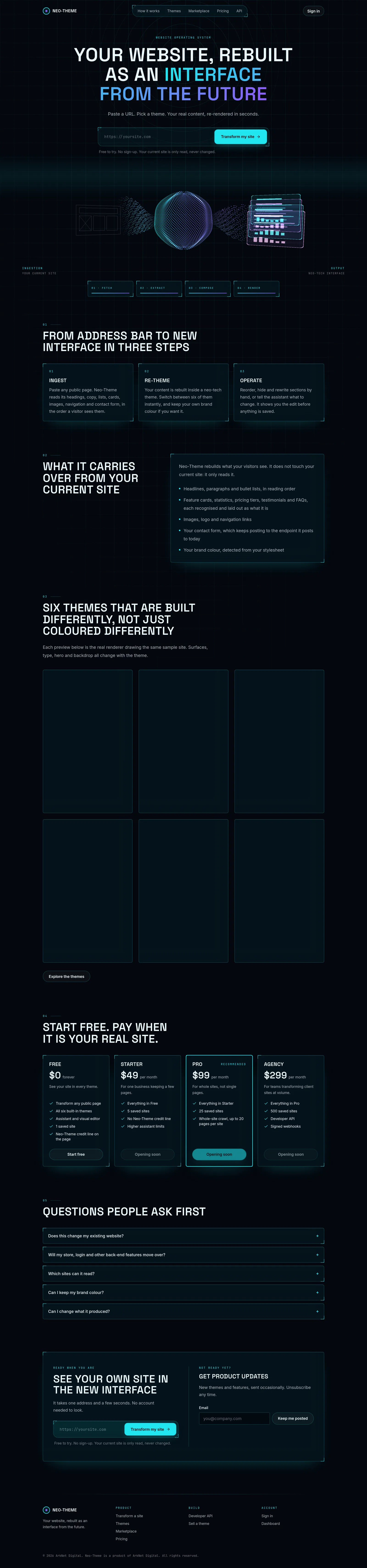 Neo-Theme full page